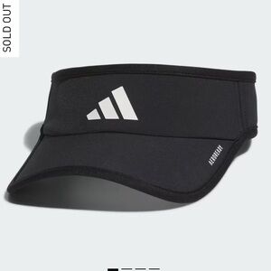 Adidas black super lite 3 visor